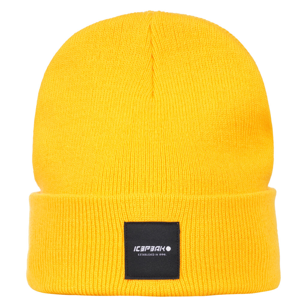 Icepeak kepurė HARCOURT, geltona kaina ir informacija | Vyriški šalikai, kepurės, pirštinės | pigu.lt
