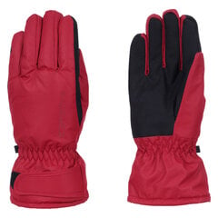 Зимние перчатки Icepeak HAYDEN, бордовые цена и информация | Женские перчатки | pigu.lt