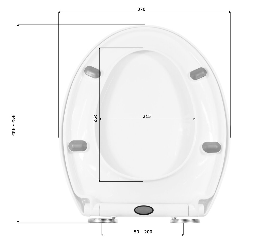 Tualeto sėdynė, Granitan kaina ir informacija | Vonios kambario aksesuarai | pigu.lt