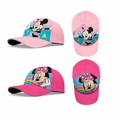 Kepurė mergaitėms Minnie Mouse S2430278, rožinė цена и информация | Шапки, перчатки, шарфы для девочек | pigu.lt