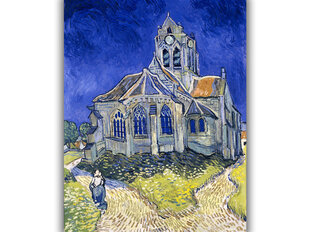 Reprodukcija Auvers-sur-Oise Bažnyčia kaina ir informacija | Reprodukcijos, paveikslai | pigu.lt