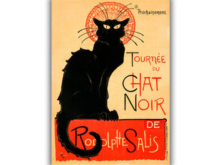 Vintažinis plakatas Tournee du Chat Noir цена и информация | Репродукции, картины | pigu.lt