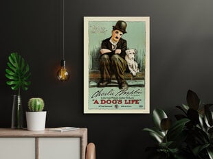 Vintažinis filmo plakatas Charlie Chaplin in A Dog's Life kaina ir informacija | Reprodukcijos, paveikslai | pigu.lt