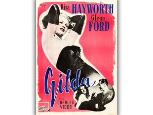Vintažinis filmo plakatas Gilda kaina ir informacija | Reprodukcijos, paveikslai | pigu.lt