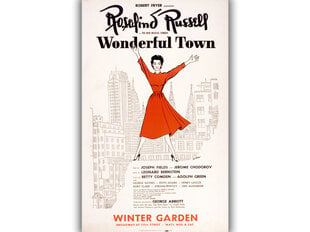 Vintažinis plakatas Rosalind Russell in Wonderful Town kaina ir informacija | Reprodukcijos, paveikslai | pigu.lt