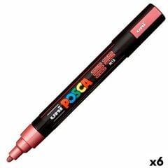 Žymeklis Posca PC-5M, 6 vnt. kaina ir informacija | Kanceliarinės prekės | pigu.lt