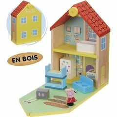 Namas Peppa Pig su priedais Wooden House kaina ir informacija | Žaislai mergaitėms | pigu.lt