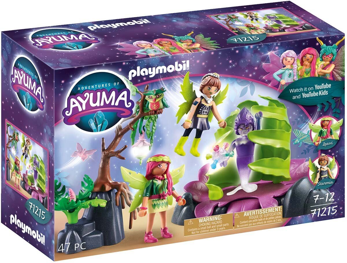 71215PLAYMOBIL® Ayuma mistinių lapų gaudyklės žaidimo figūrėlių rinkinys, 47 d. kaina ir informacija | Konstruktoriai ir kaladėlės | pigu.lt