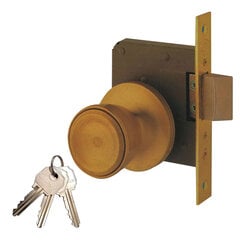 Cilindras Ucem Knob lock 5300PHL050, geležinis цена и информация | Дверные замки | pigu.lt
