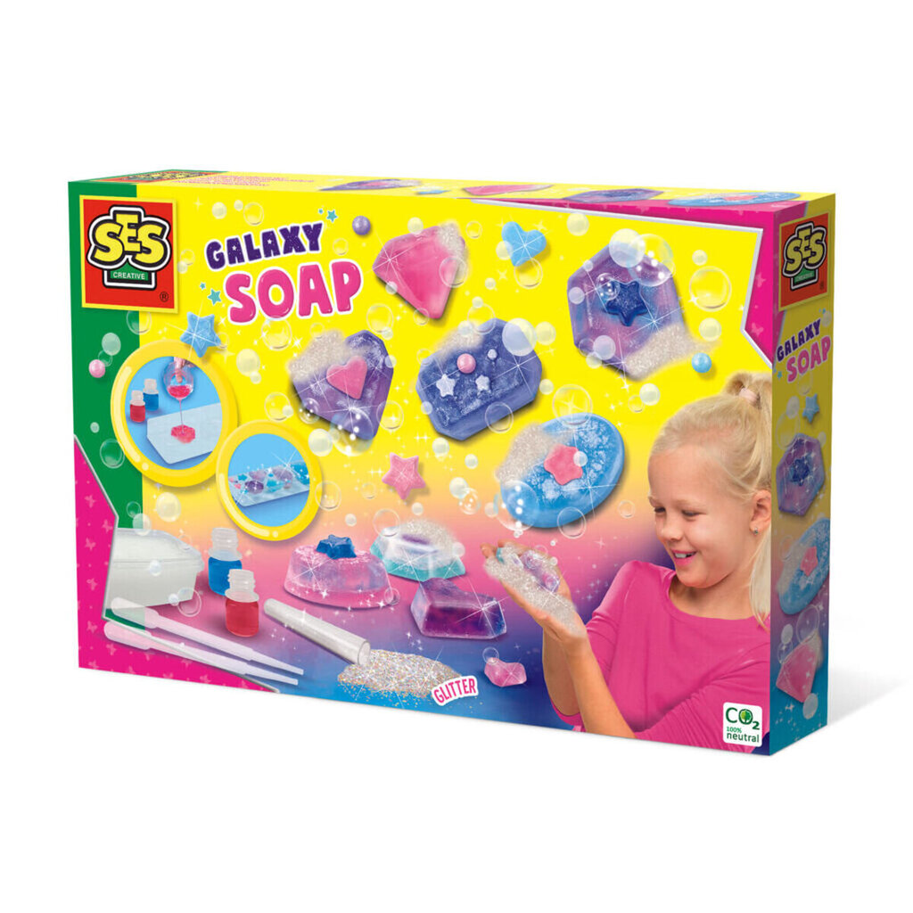 Muilo gaminimo rinkinys SES Creative Galaxy Soap kaina ir informacija | Lavinamieji žaislai | pigu.lt