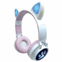 Lexibook Cat Ears 2in1 White цена и информация | Теплая повязка на уши, черная | pigu.lt