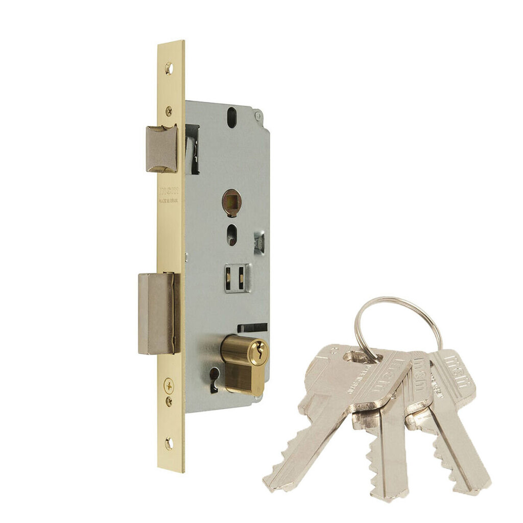 Spyna Mortise lock MCM 1601-240, 3 raktai цена и информация | Spynos | pigu.lt