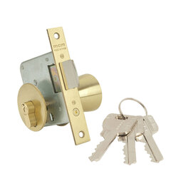 Spyna Knob lock MCM 1561-3-50, žalvarinė kaina ir informacija | Spynos | pigu.lt