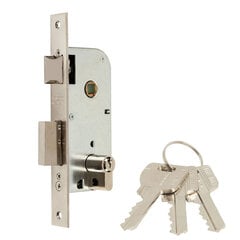 Spyna Mortise lock MCM 1301-145A311, 3 raktai kaina ir informacija | Spynos | pigu.lt