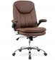 Biuro kėdė Mebel Elite Paris, ruda kaina ir informacija | Biuro kėdės | pigu.lt