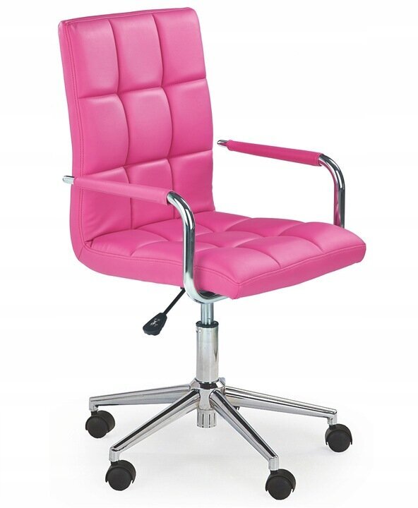 Biuro kėdė Halmar Gonzo 2, rožinė kaina ir informacija | Biuro kėdės | pigu.lt