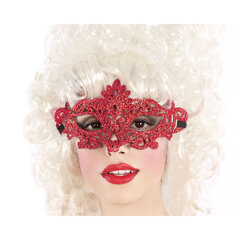 Akių raištis Venecijietis, raudonas kaina ir informacija | Karnavaliniai kostiumai | pigu.lt