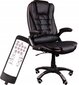 Biuro kėdė Giosedio, su masažo funkcija, juoda kaina ir informacija | Biuro kėdės | pigu.lt