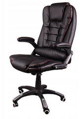 Biuro kėdė Giosedio, su masažo funkcija, juoda цена и информация | Офисные кресла | pigu.lt