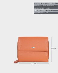 Кошелек на молнии ASTI "Braun Buffel" M 8CS оранжевый цена и информация | Женские кошельки, держатели для карточек | pigu.lt