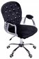 Biuro kėdė Giosedio FMA004, juoda, veliūrinė kaina ir informacija | Biuro kėdės | pigu.lt