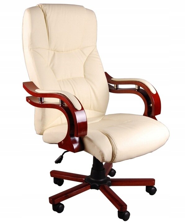 Biuro kėdė Giosedio BSL005M, smėlio spalva, su masažo funkcija цена и информация | Biuro kėdės | pigu.lt