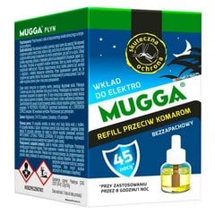 Elektrofumiganto Mugga 45 Night papildymas, 35ml kaina ir informacija | Priemonės nuo uodų ir erkių | pigu.lt