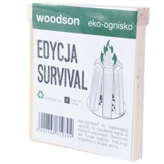 Židinio žiebtuvėlis Woodson Eko Survival, 1 vnt. kaina ir informacija | Medžio anglis, briketai, uždegimo priemonės | pigu.lt