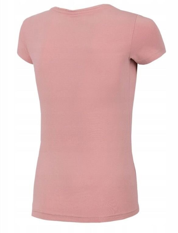Marškinėliai moterims 4F, rožiniai цена и информация | Marškinėliai moterims | pigu.lt