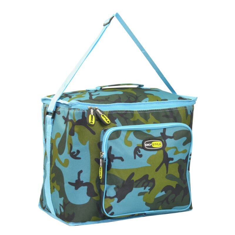 Termo maišelis Camouflage, mėlynas/geltonas/baltas цена и информация | Šaltkrepšiai, šaltdėžės ir šaldymo elementai | pigu.lt