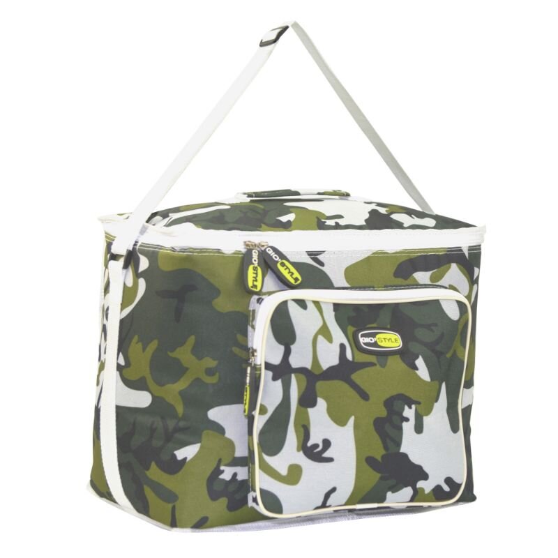 Termo maišelis Camouflage, mėlynas/geltonas/baltas kaina ir informacija | Šaltkrepšiai, šaltdėžės ir šaldymo elementai | pigu.lt