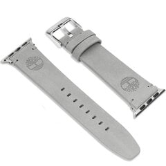 Ремешок для часов TIMBERLAND STRAP ASHBY L GREY LEATHER SS 22 mm TDOUL0000212 цена и информация | Женские часы | pigu.lt