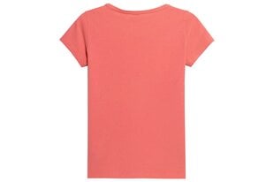 Marškinėliai moterims 4F 4FSS23TTSHF580, rožiniai kaina ir informacija | Marškinėliai moterims | pigu.lt
