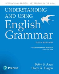 Understanding and Using English Grammar, SB with Essential Online Resources - International Edition 5th edition цена и информация | Пособия по изучению иностранных языков | pigu.lt