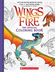 Official Wings of Fire Coloring Book цена и информация | Книги для малышей | pigu.lt
