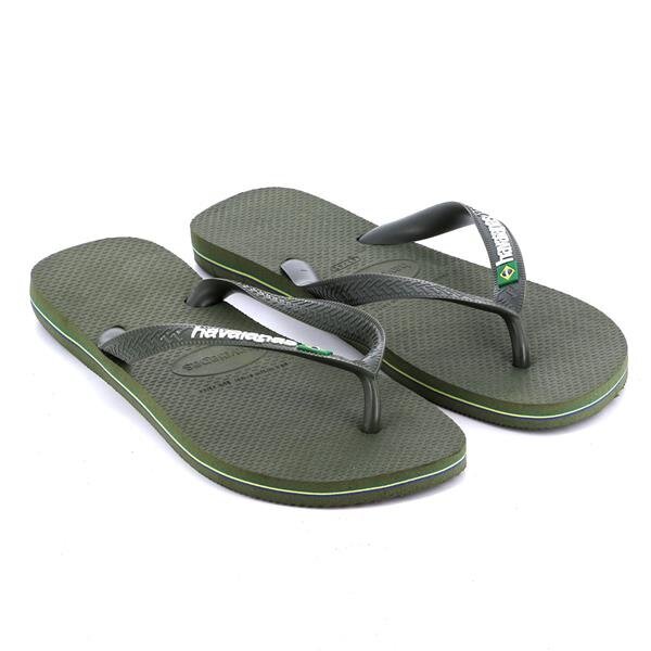 Šlepetės vyrams Havaianas 41108503058, žalios цена и информация | Vyriškos šlepetės, basutės | pigu.lt