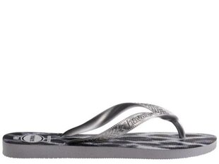 Top animals havaianas for women's grey 41329203499 41329203499 цена и информация | Комнатные тапки женские | pigu.lt