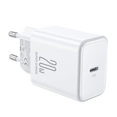 Joyroom JR-TCF06 USB C 20W PD charger - White цена и информация | Зарядные устройства для телефонов | pigu.lt