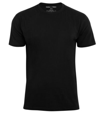 Vyriški marškinėliai VCA 1951, juodi kaina ir informacija | Vyriški marškinėliai | pigu.lt