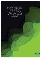 Knyga A4 96lap 70g lang WAVES kaina ir informacija | Kanceliarinės prekės | pigu.lt