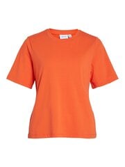 Женская футболка Vila 14079551*01, оранжевая цена и информация | Футболка для женщин Мы здесь, зелёная | pigu.lt