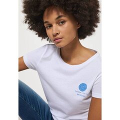 Marškinėliai moterims Mustang Alexia C Chestprint W 1013384 2045, balti kaina ir informacija | Marškinėliai moterims | pigu.lt