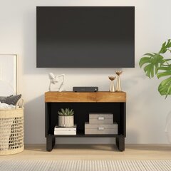 Televizoriaus spintelė vidaXL, 60 x 33 x 43,5 cm, juoda, ruda kaina ir informacija | TV staliukai | pigu.lt