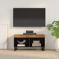 Televizoriaus spintelė vidaXL, juoda/ruda kaina ir informacija | TV staliukai | pigu.lt