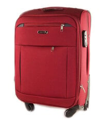 Маленький чемодан Vado 725 S бордовый цена и информация | Чемоданы, дорожные сумки  | pigu.lt