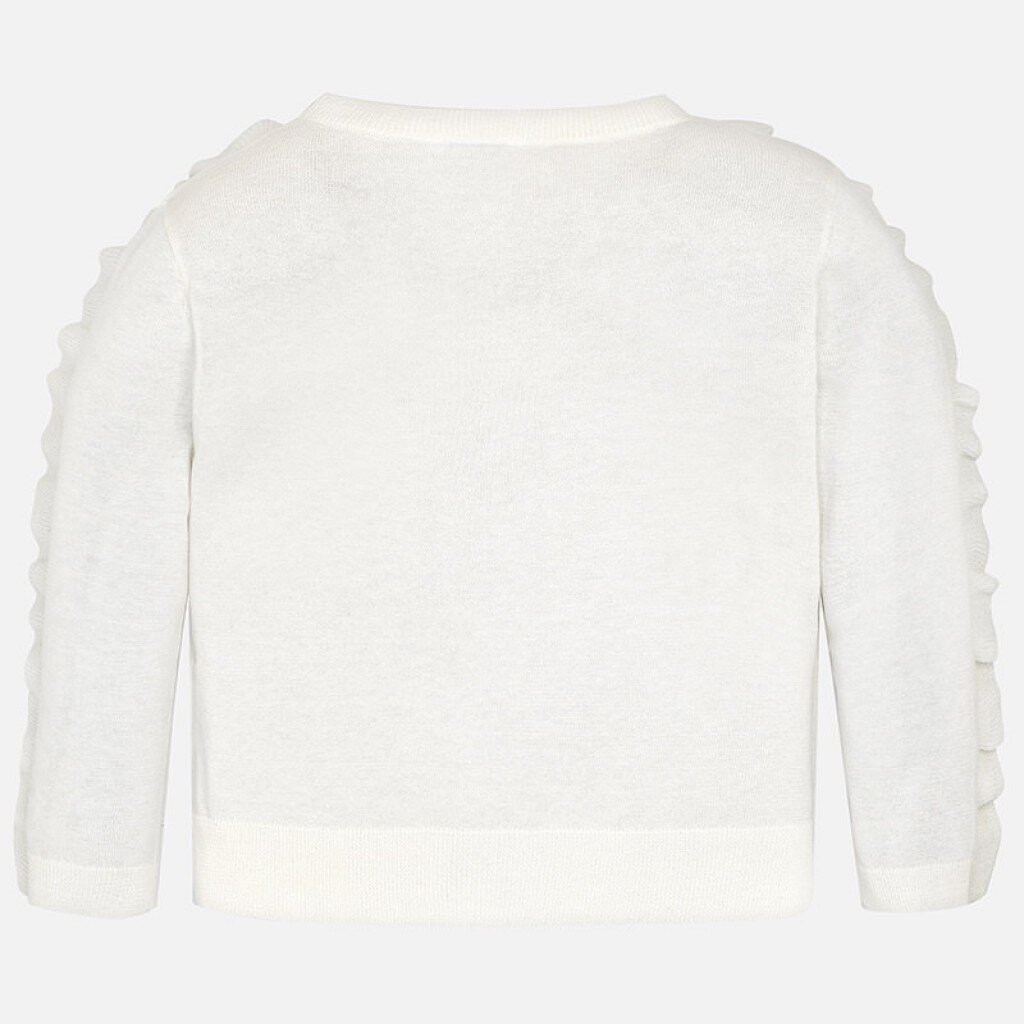 Megztinis mergaitėms Mayoral, baltas цена и информация | Megztiniai, bluzonai, švarkai mergaitėms | pigu.lt