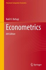 Econometrics 6th ed. 2021 kaina ir informacija | Ekonomikos knygos | pigu.lt