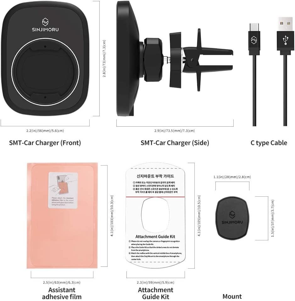 Sinjimoru Wireless kaina ir informacija | Telefono laikikliai | pigu.lt