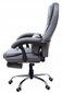 Biuro kėdė Giosedio FBK011, pilka, su kojų atrama kaina ir informacija | Biuro kėdės | pigu.lt