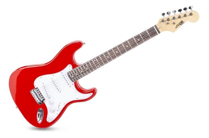 Elektrinės gitaros rinkinys su gitaros stovu Max GigKit цена и информация | Gitaros | pigu.lt